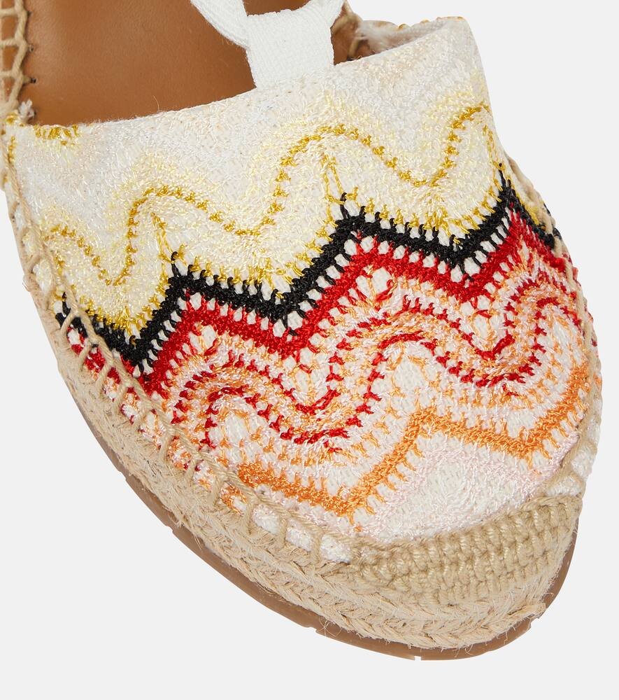 Missoni Chevron wedge espadrilles
