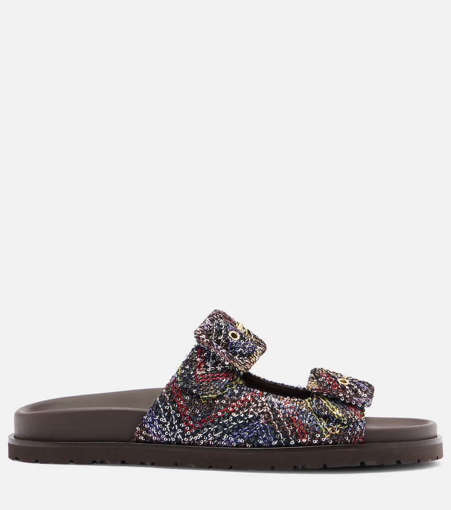 Missoni Clea Zigzag sequined sandals