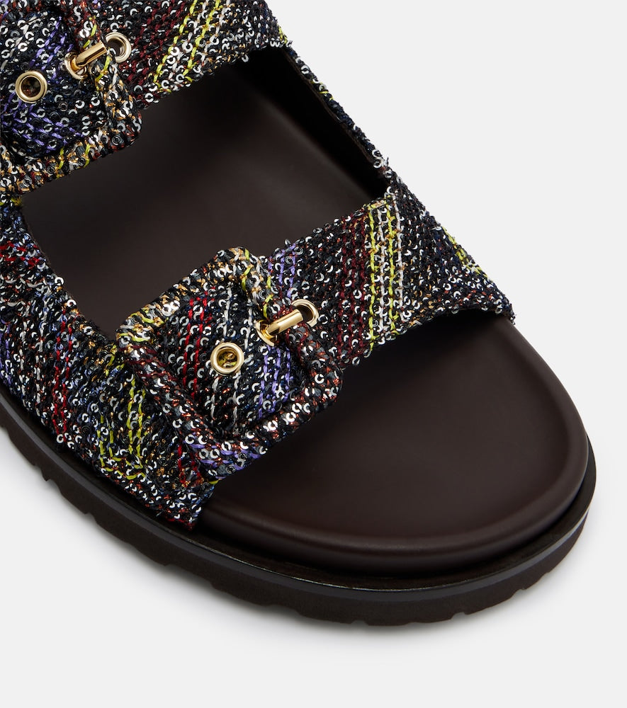 Missoni Clea Zigzag sequined sandals