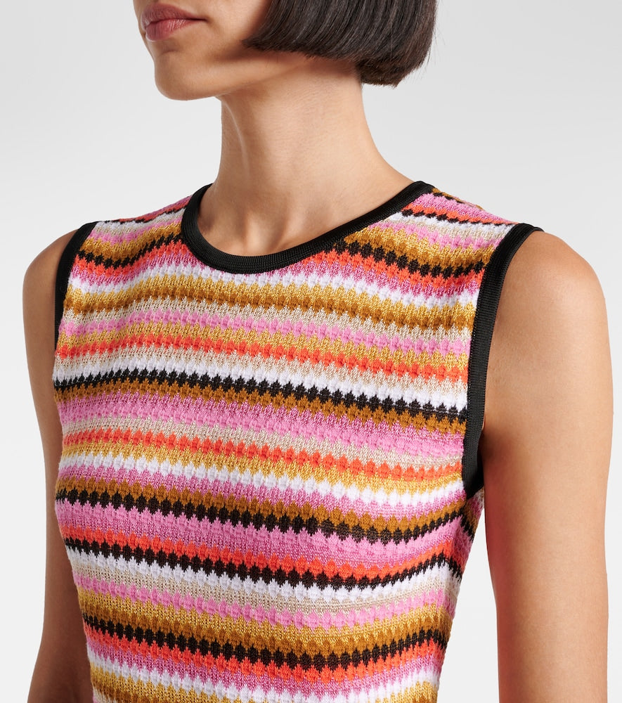 Missoni Cotton-blend midi dress