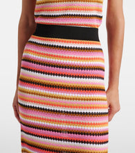 Missoni Cotton-blend midi skirt