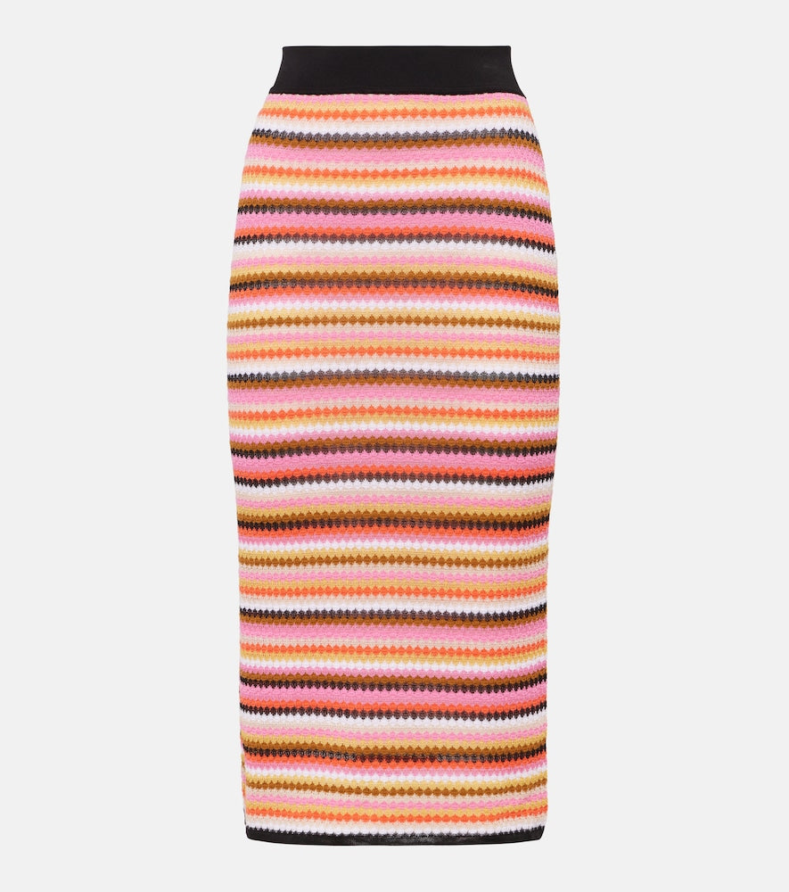 Missoni Cotton-blend midi skirt - Missoni 棉混纺中长裙