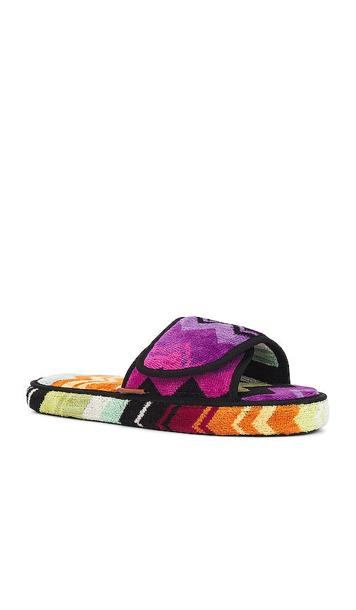 Missoni Home Giacomo Open Slipper in Purple