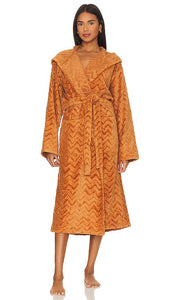 Missoni Home Rex Bathrobe Hooded in Cognac