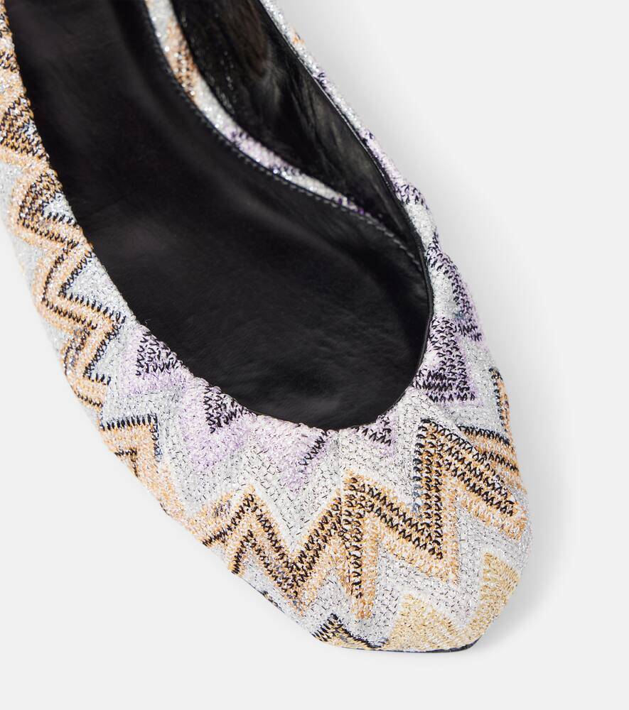Missoni Iris Zigzag ballet flats
