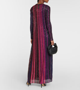 Missoni Knitted Lamé maxi dress