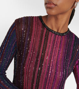 Missoni Knitted Lamé maxi dress