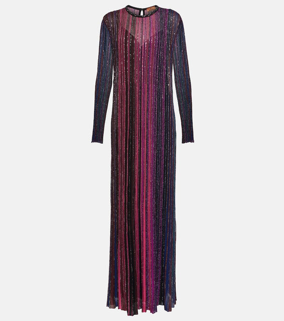 Missoni Knitted Lamé maxi dress