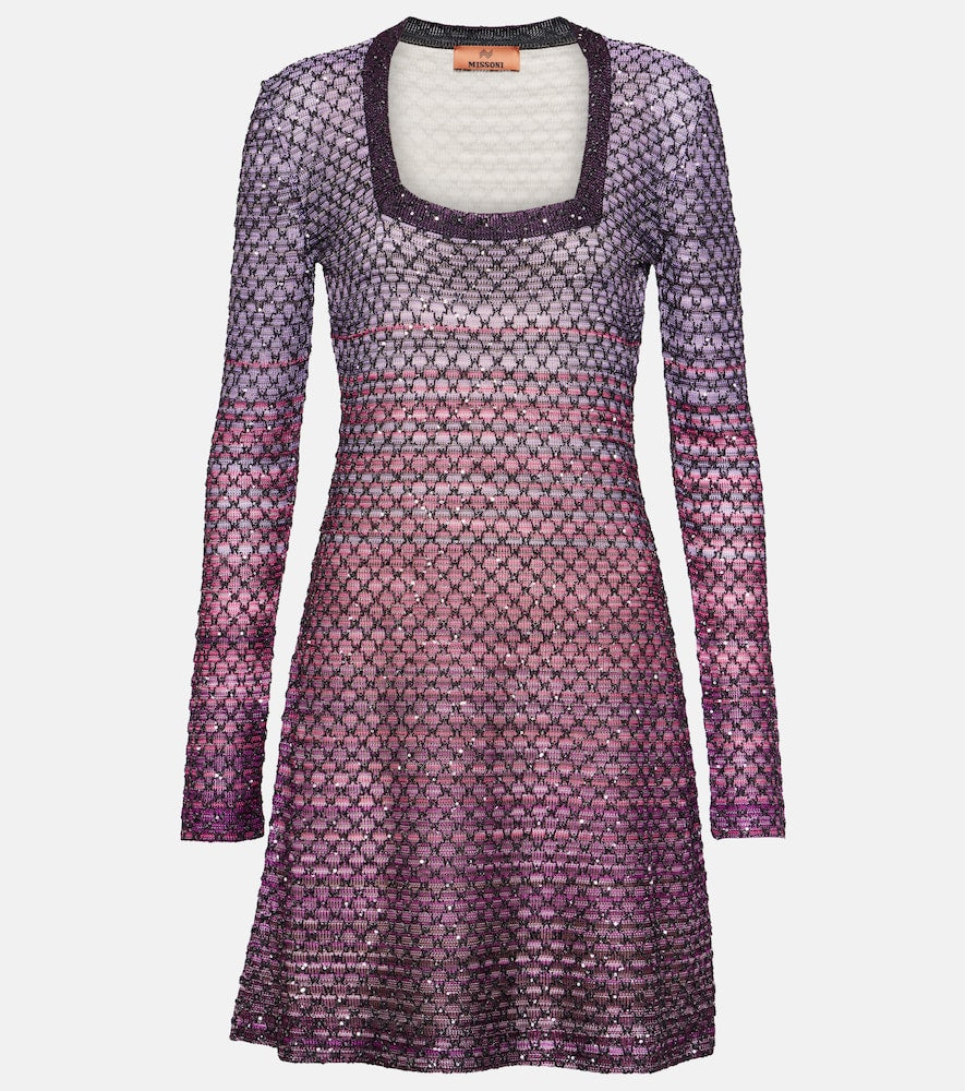 Missoni Knitted  minidress. Missoni针织迷你连衣裙