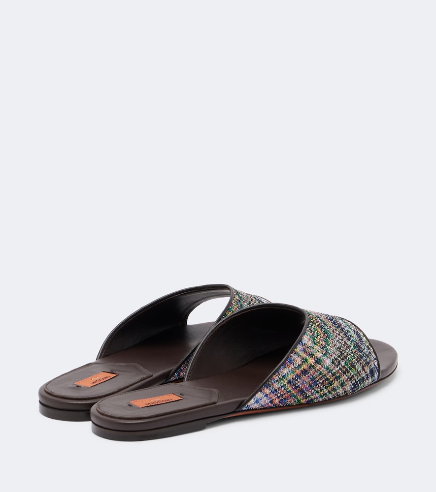 Missoni Liza lame mules