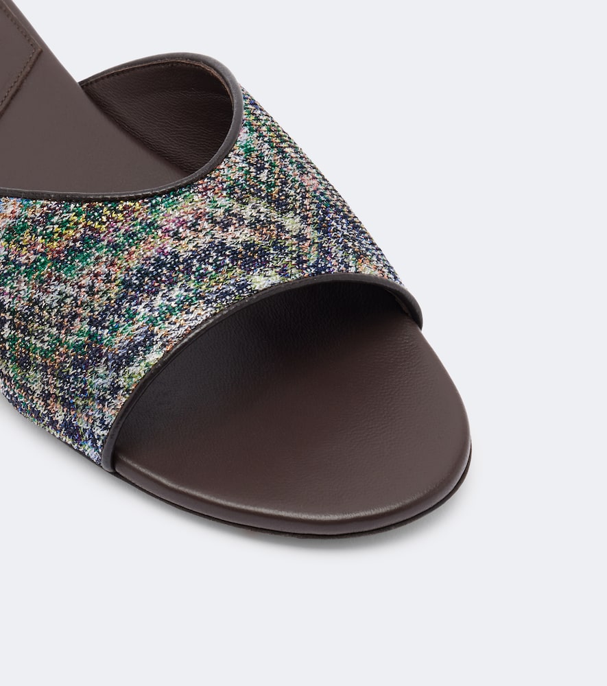 Missoni Liza lame mules
