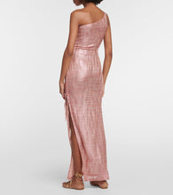Missoni Mare Jacquard one-shoulder maxi dress