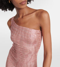 Missoni Mare Jacquard one-shoulder maxi dress