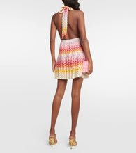 Missoni Mare Knitted halterneck minidress