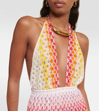 Missoni Mare Knitted halterneck minidress