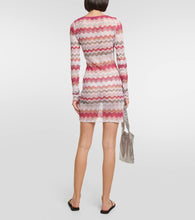 Missoni Mare Zig Zag crochet minidress