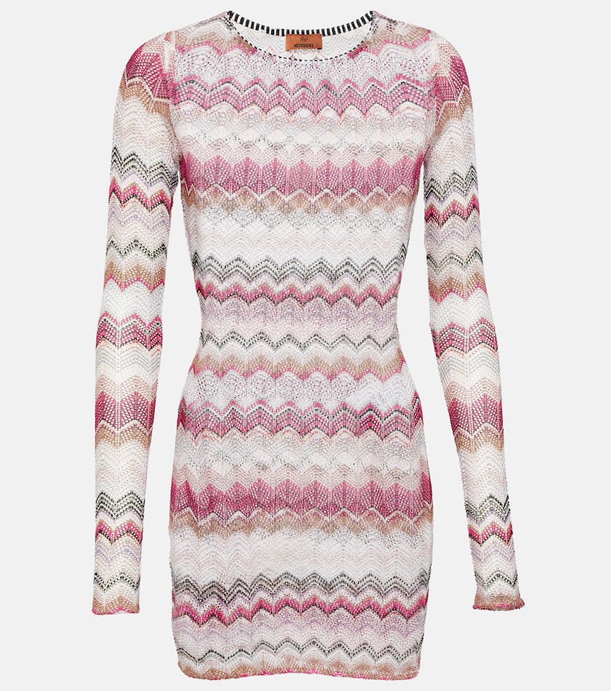 Missoni Mare Zig Zag crochet minidress