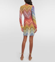 Missoni Mare Zig Zag tulle minidress