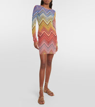 Missoni Mare Zig Zag tulle minidress