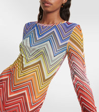 Missoni Mare Zig Zag tulle minidress