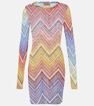 Missoni Mare Zig Zag tulle minidress