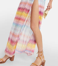 Missoni Mare Zig-zag halterneck maxi dress