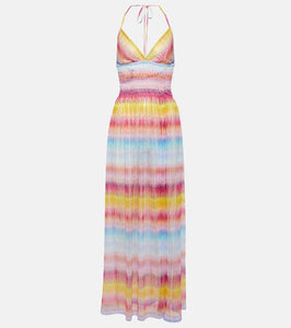 Missoni Mare Zig-zag halterneck maxi dress