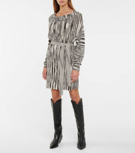 Missoni One-shoulder cashmere minidress