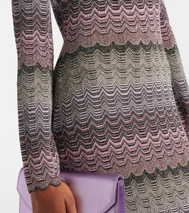 Missoni Open-back Lamé maxi dress