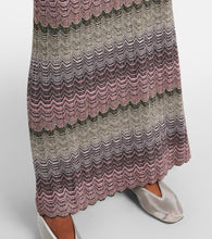 Missoni Open-back Lamé maxi dress