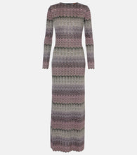 Missoni Open-back Lamé maxi dress