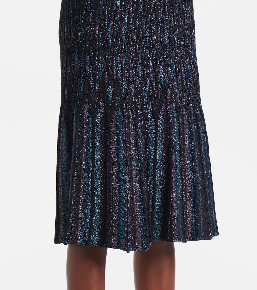 Missoni Pleated  midi skirt