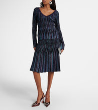 Missoni Pleated  midi skirt