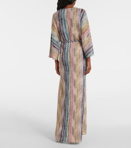 Missoni Sequined Lamé maxi dress