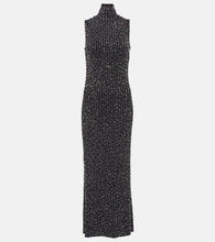 Missoni Sequined turtleneck maxi dress