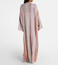 Missoni Striped Lamé kaftan