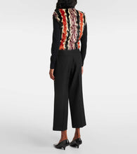 Missoni Striped faux fur vest