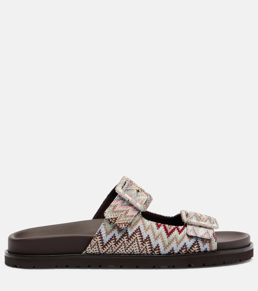Missoni Clea Zigzag sandals (Multicoloured) - Slides