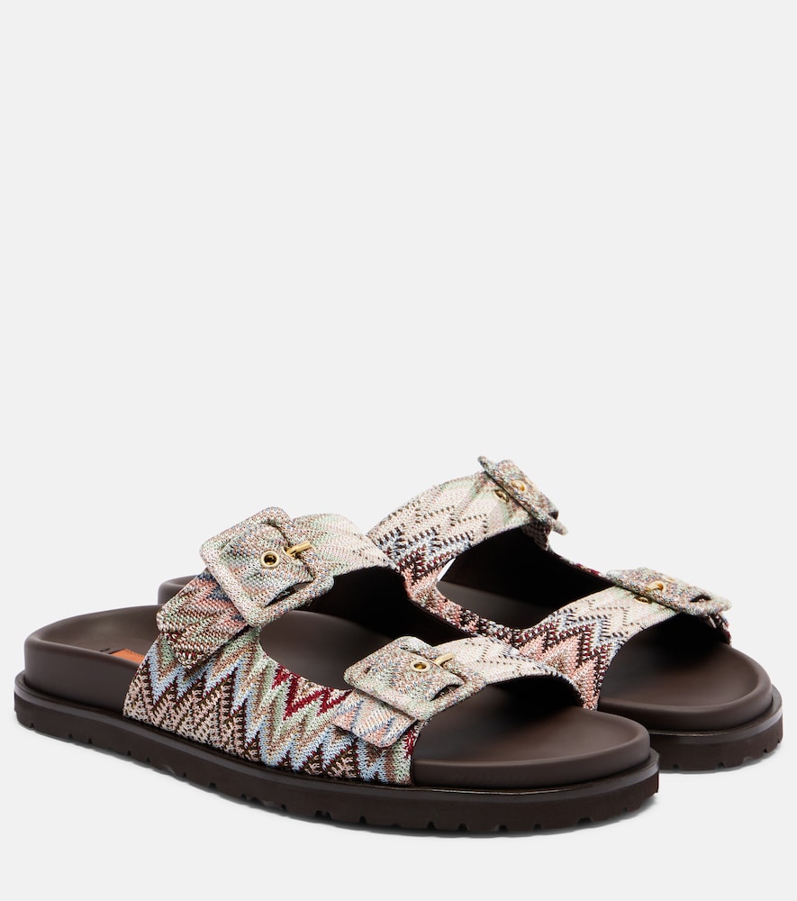 Missoni Clea Zigzag sandals (Multicoloured) - Slides