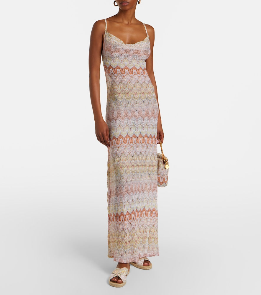 Missoni Harlow Zigzag lame espadrille sandals - Multicoloured Flat Espadrilles