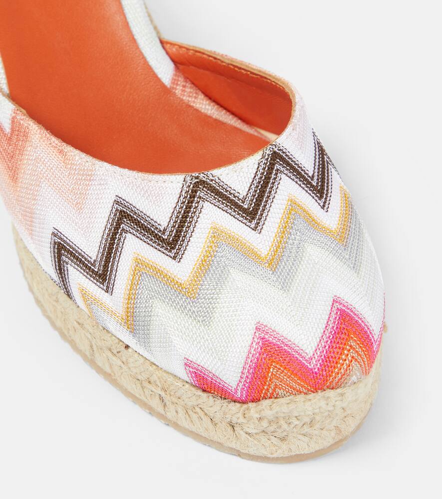 Missoni Zig Zag Eva 80 espadrille wedges