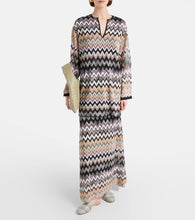 Missoni Zig Zag canvas mules