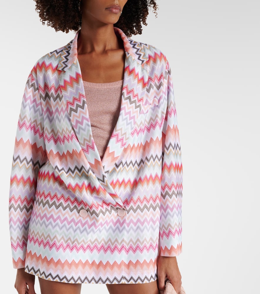 Missoni Zig Zag cotton-blend jacket