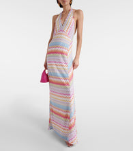 Missoni Zig Zag halterneck  maxi dress