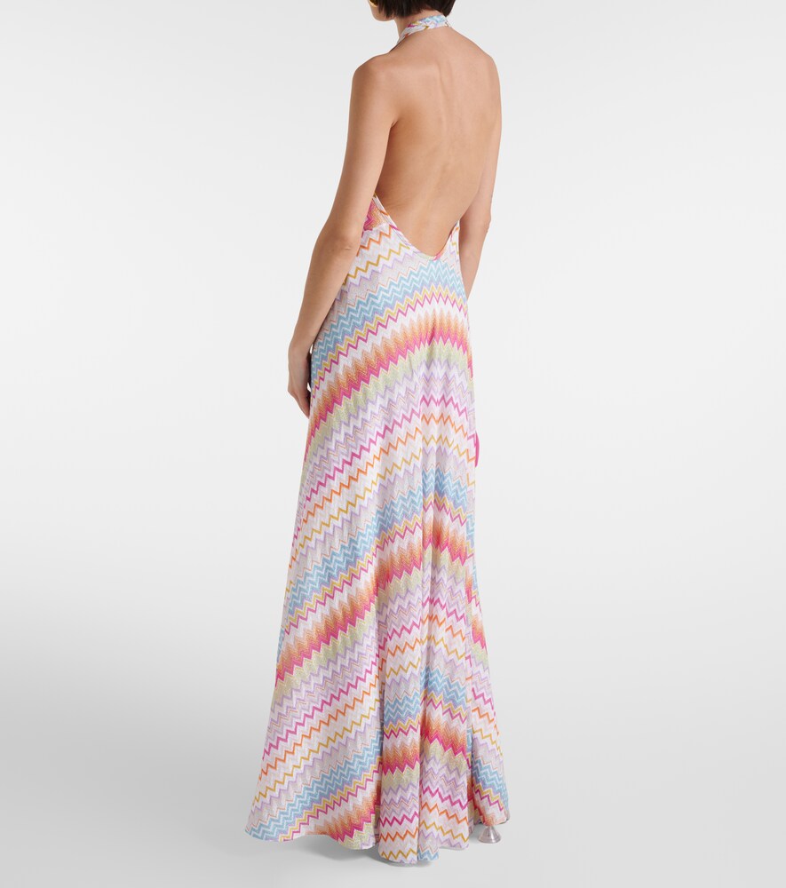 Missoni Zig Zag halterneck  maxi dress