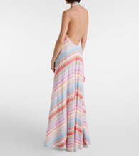 Missoni Zig Zag halterneck  maxi dress