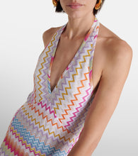 Missoni Zig Zag halterneck  maxi dress