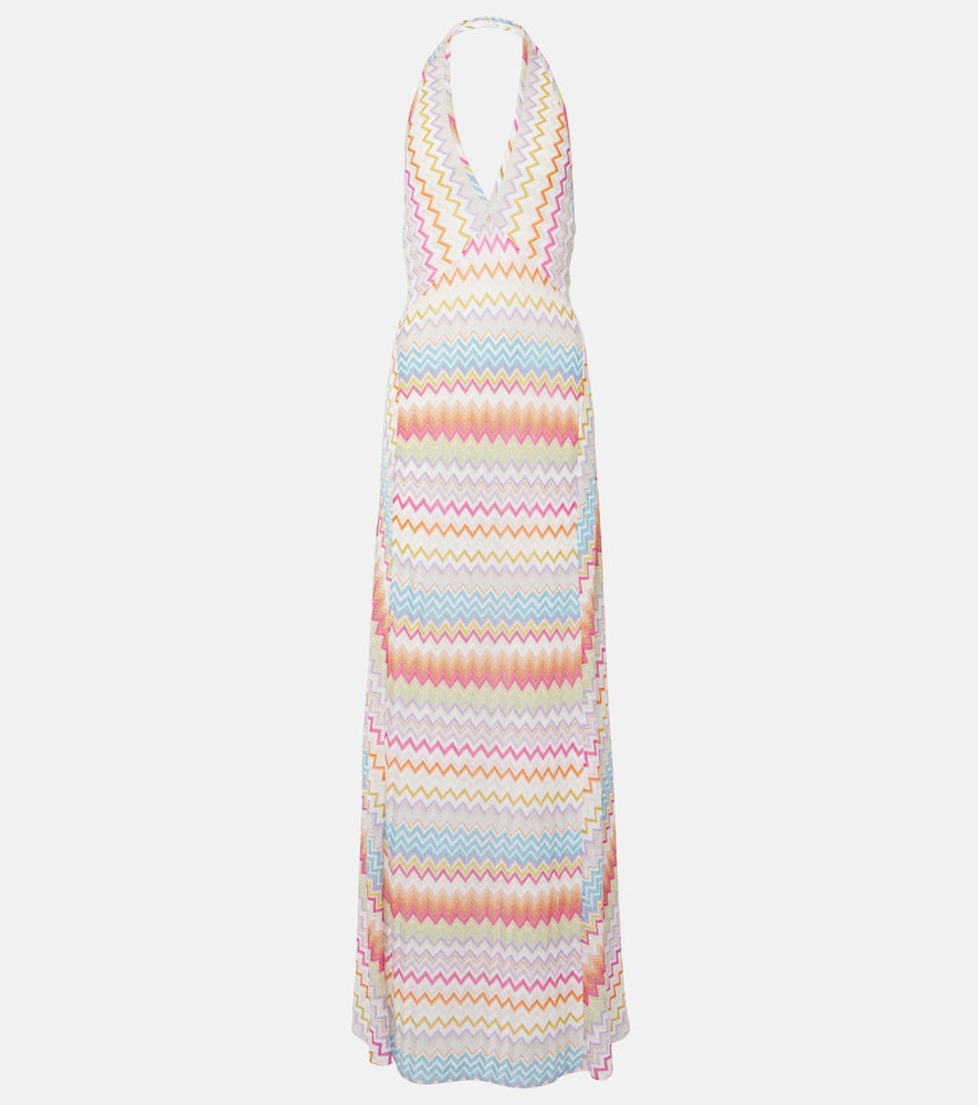 Missoni Zig Zag halterneck  maxi dress. Missoni Zig Zag 露背长裙