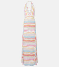 Missoni Zig Zag halterneck  maxi dress. Missoni Zig Zag 露背长裙
