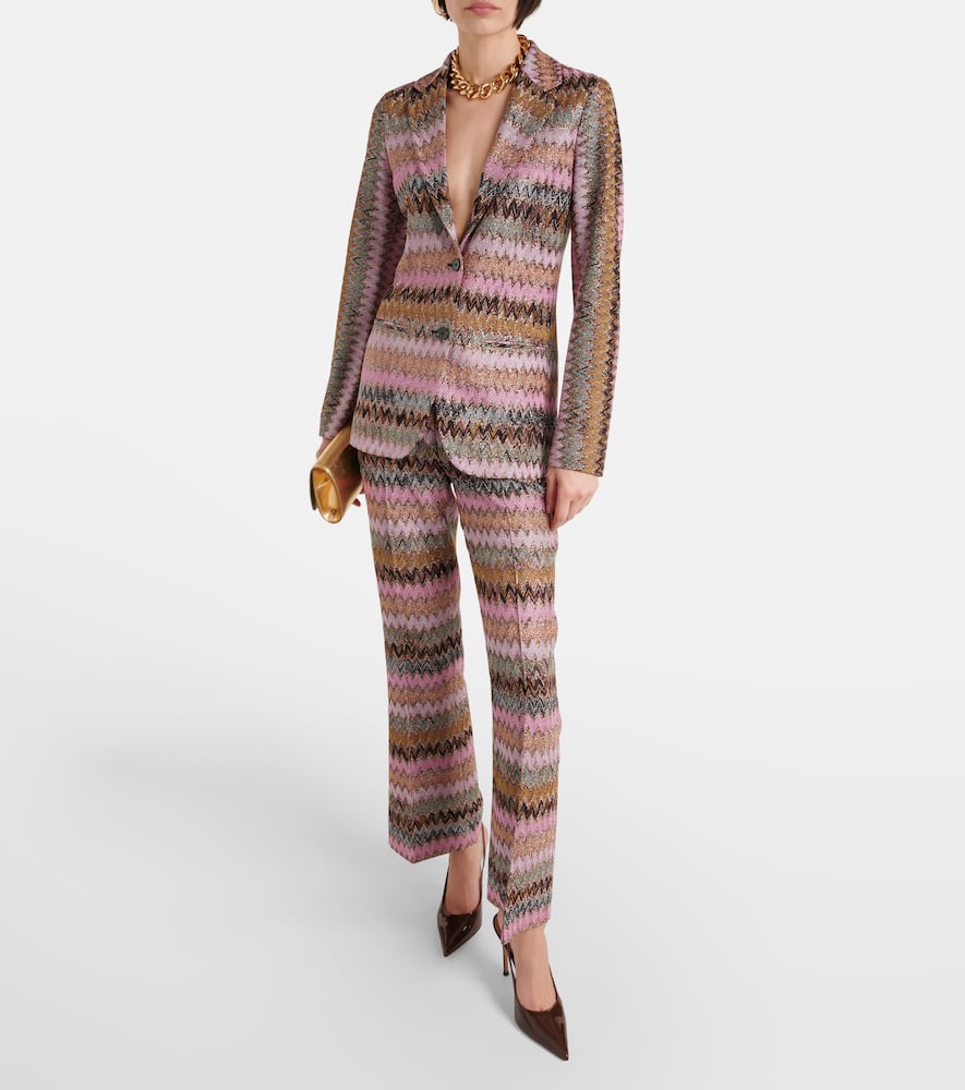 Missoni Zig Zag lam√É¬© blazer